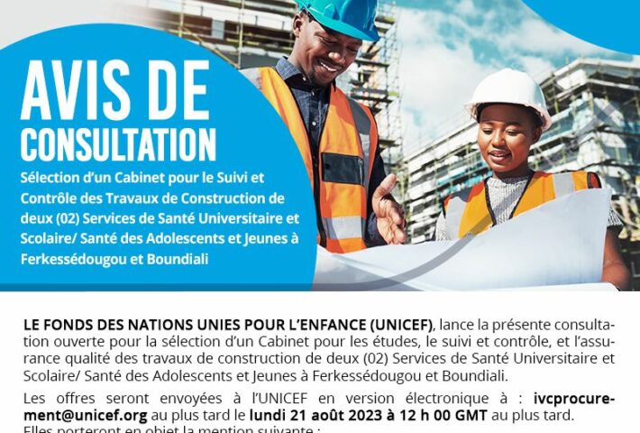 AVIS DE CONSULTATION