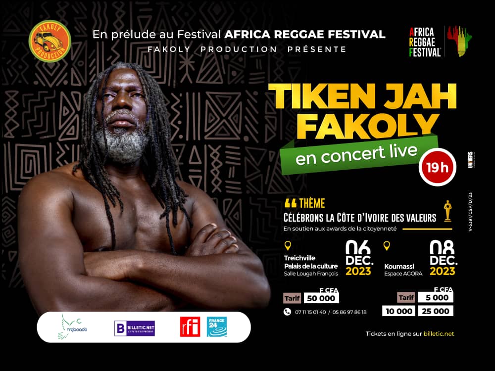 Tiken Jah Fakoly en Concert Live – Abidjan