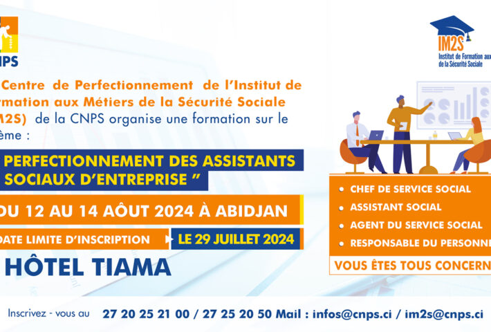 Formation sur le Perfectionnement des Assistants Sociaux d’Entreprise – Abidjan