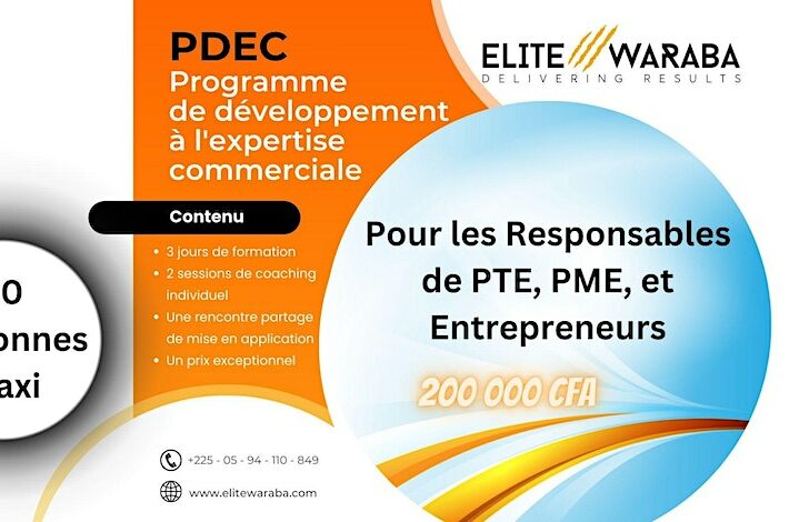 Programme de Développement et d’Expertise Commerciale (PDEC)