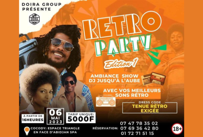 Retro Party Edition 1 à ABIDJAN