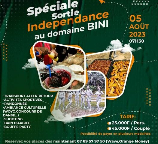 SORTIE SPECIALE D’INDEPENDANCE AU DOMAINE BINI