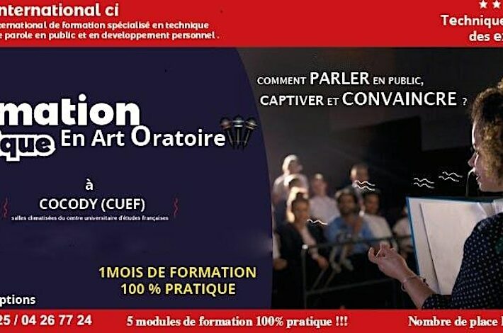 Formation pratique en art oratoire