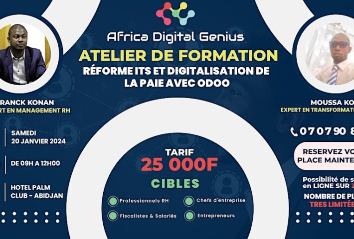 Atelier de formation sur la réforme ITS et digitalisation avec Odoo