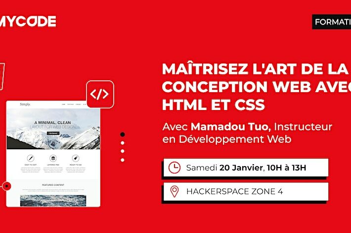 Formation Gratuite :MAÎTRISEZ LA CONCEPTION WEB AVEC HTML ET CSS- ZONE4