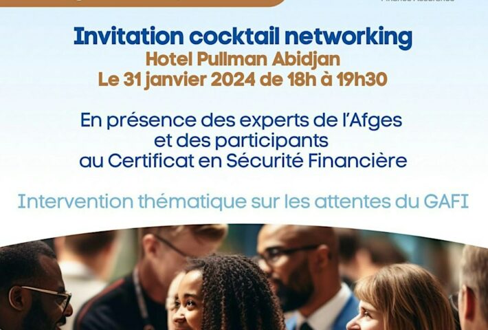 Invitation : rencontrez l’équipe de l’Afges à Abidjan autour d’un cocktail