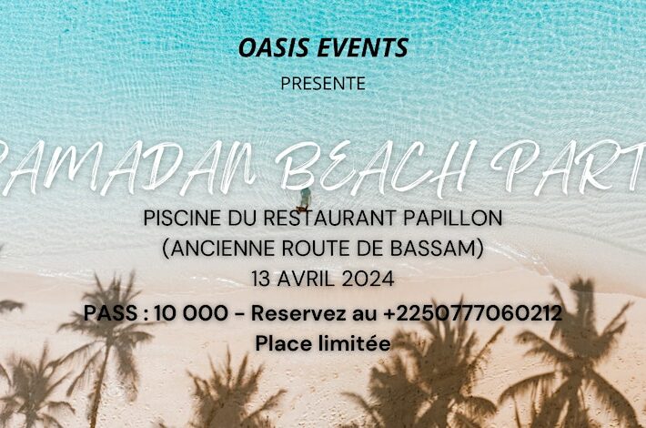 RAMADAN BEACH PARTY