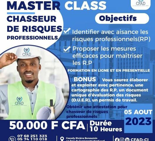 MASTER CLASS: Chasseur de Risques Professionnels